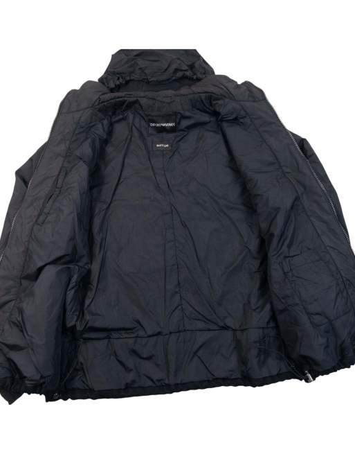 Vintage 2000s Emporio Armani Matt Line Jacket Size S in Black, 5 of 7