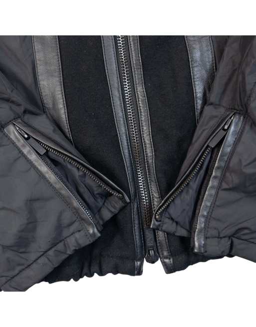 Vintage 2000s Emporio Armani Matt Line Jacket Size S in Black, 6 of 7