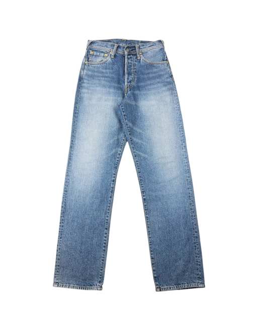 Vintage 2000s Evisu Daicock Japanese Denim Jeans Size W27 in Blue
