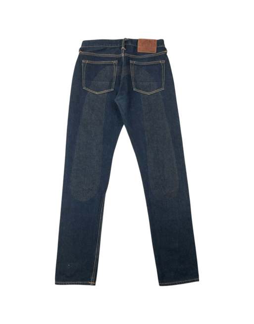 Vintage 2000s Evisu Daicock Japanese Denim Jeans Size W28 in Navy