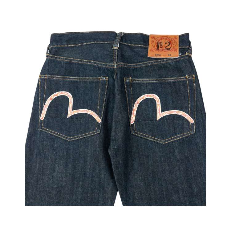 Vintage 2000s Evisu Double Flame Gull Japanese Denim Jeans Size