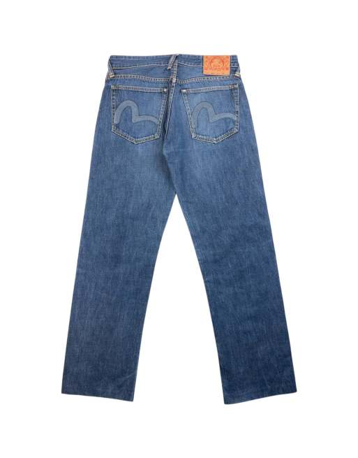 Vintage 2000s Evisu Double Gull Embroidered Japanese Denim Jeans