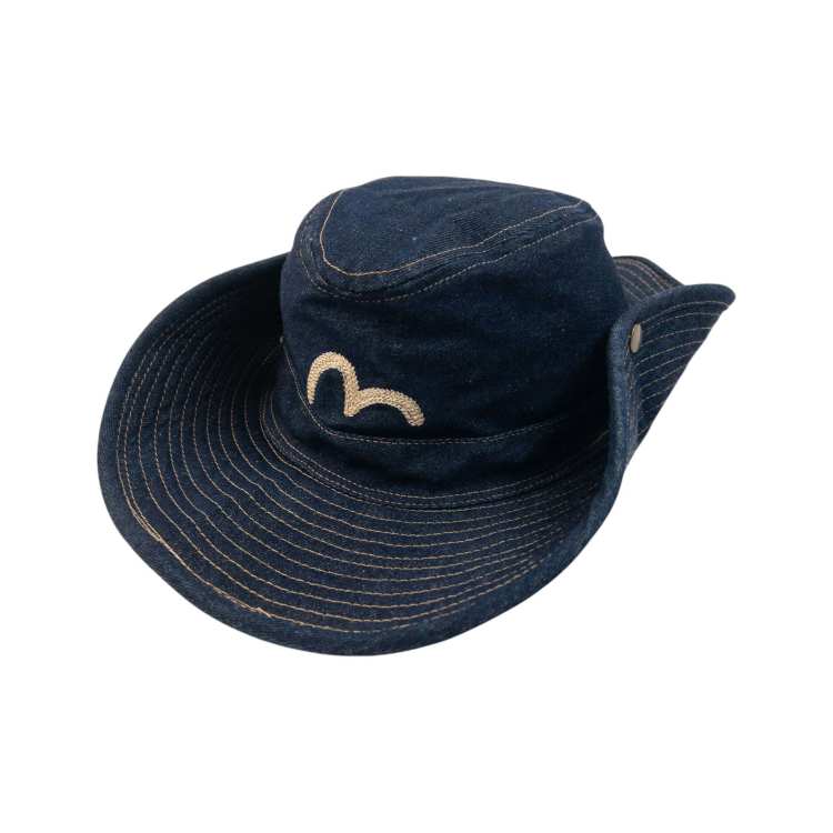 Vintage 2000s Evisu Gull Japanese Denim Hat | ASOS