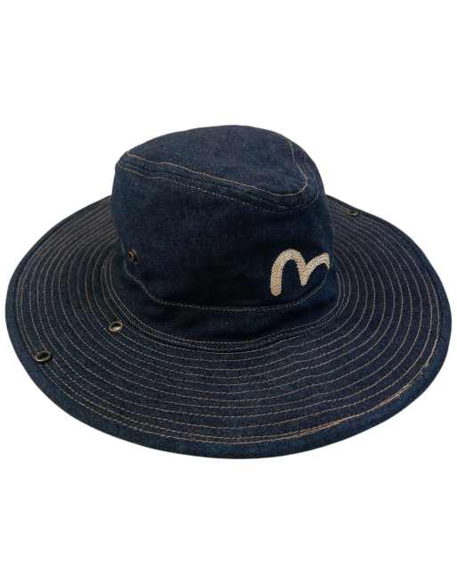 Vintage 2000s Evisu Gull Japanese Denim Hat, 2 of 4