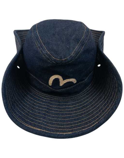 Vintage 2000s Evisu Gull Japanese Denim Hat, 4 of 4