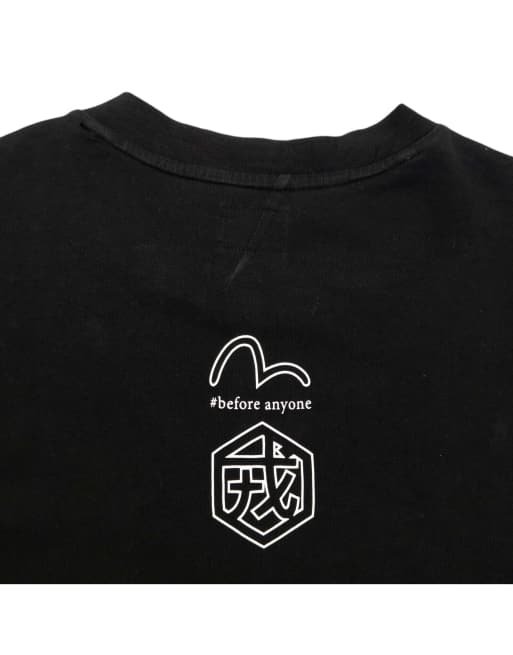 Vintage 2000s Evisu Pattern T Shirt Size L, 3 of 4