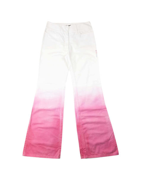 Vintage 2000s Fendi Flared Gradient Denim Jeans Size W28 - view 1