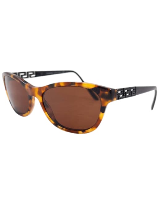 Vintage 2000s Fendi Tortoise Shell Diamanté Sunglasses