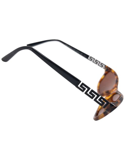 Vintage 2000s Fendi Tortoise Shell Diamanté Sunglasses, 3 of 4