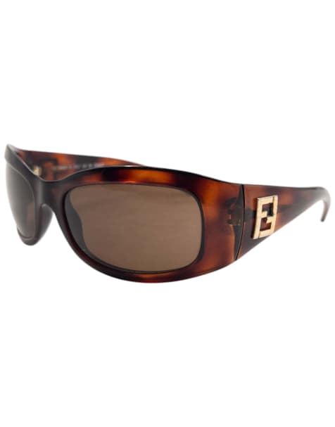 Vintage 2000s Fendi Tortoise Shell Sunglasses - view 1