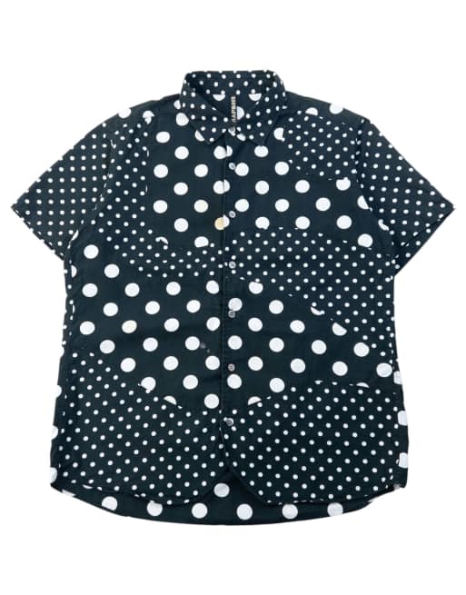 Vintage 2000s Frapbois By Issey Miyake Polka Dot Button Up Shirt Size S