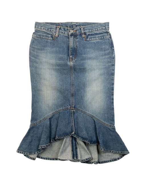 Vintage 2000s Hysteric Glamour Denim Skirt Size W28 in Blue, 1 of 4
