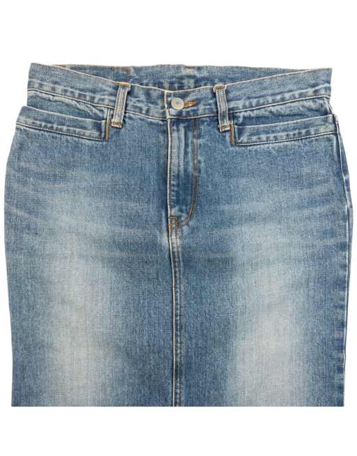 Vintage 2000s Hysteric Glamour Denim Skirt Size W28 in Blue, 4 of 4