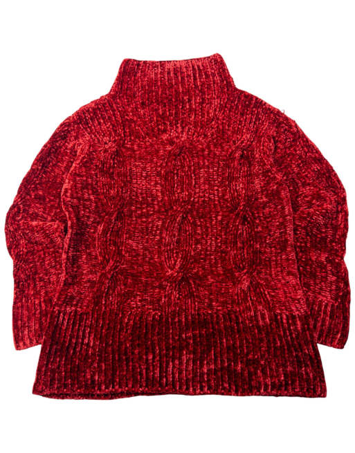 Vintage 2000s Issey Miyake Chenille Knit Turtleneck Jumper Size S