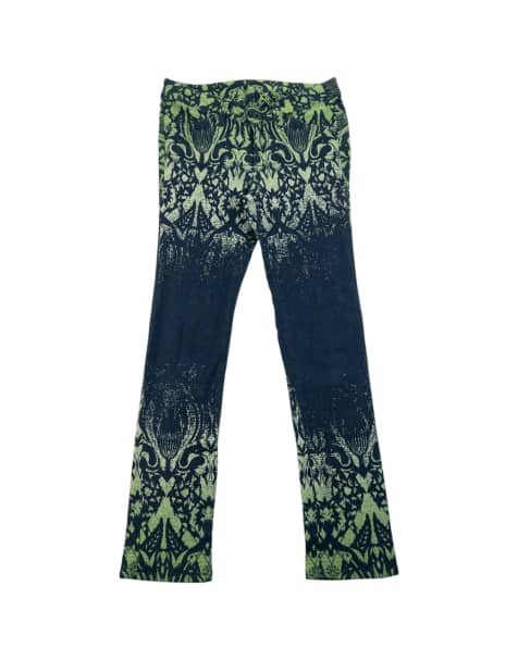 Vintage 2000s Issey Miyake Floral Dyed Stretch Denim Jeans Size W30 - view 1