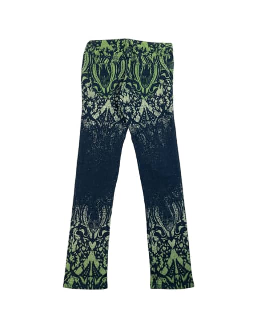 Vintage 2000s Issey Miyake Floral Dyed Stretch Denim Jeans Size W30, 2 of 4