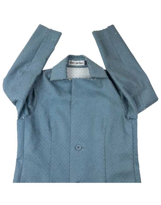 Vintage 2000s Issey Miyake Laser-Cut Texture Jacket Size L | ASOS