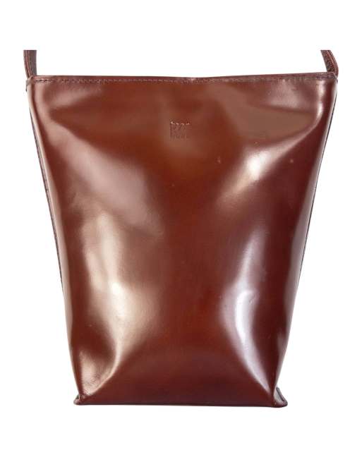 Vintage 2000s Issey Miyake Leather Crossbody Bag, 1 of 4