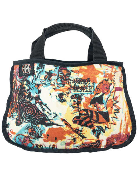 Vintage 2000s Jean Paul Gaultier Basquiat Graffiti Handbag - view 1