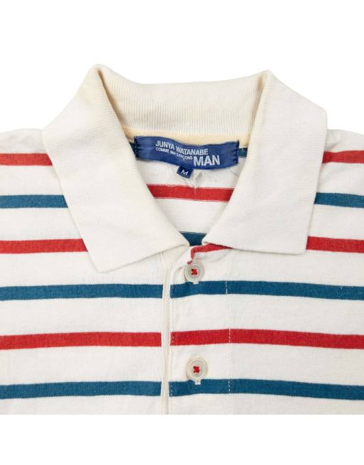 Vintage 2000s Junya Watanabe X Comme Des Garçons MAN Polo Shirt Size S, 3 of 4