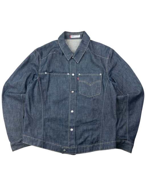 Vintage 2000s Levi's Engineered Garments Denim Jacket Size L in Navy