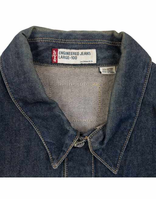 Vintage 2000s Levi's Engineered Garments Denim Jacket Size S in Blue, 3 of 7