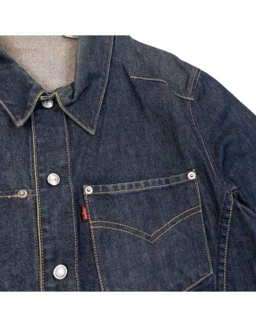 Vintage 2000s Levi's Engineered Garments Denim Jacket Size S in Blue, 4 of 7
