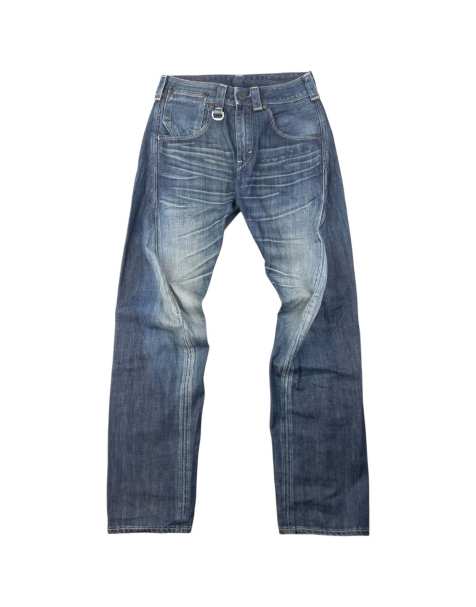 Vintage 2000s Levi's Engineered Garments Denim Jeans Size W27 in Blue - view 1