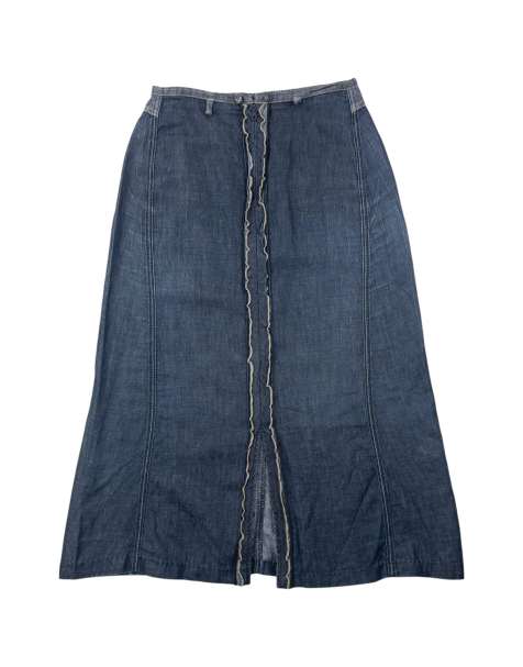 Vintage 2000s Marithe + Francois Girbaud denim skirt size w28 in blue - view 1