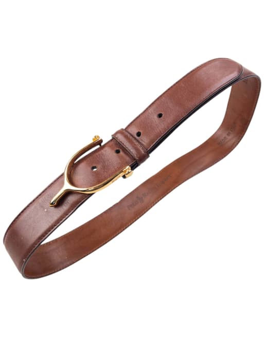 Vintage 2000s Polo Sport Ralph Lauren Horse Spur Leather Belt Size S