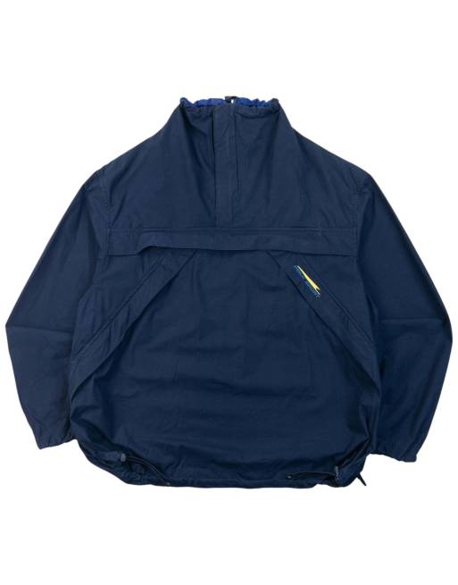 Vintage 2000s Polo Sport Ralph Lauren Q Zip Mock Neck Jacket Size XL in Navy, 1 of 5