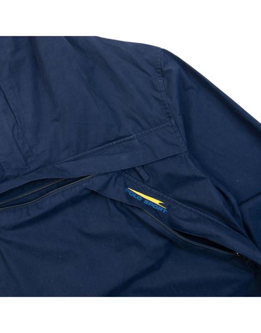 Vintage 2000s Polo Sport Ralph Lauren Q Zip Mock Neck Jacket Size XL in Navy, 3 of 5
