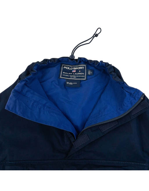 Vintage 2000s Polo Sport Ralph Lauren Q Zip Mock Neck Jacket Size XL in Navy, 4 of 5