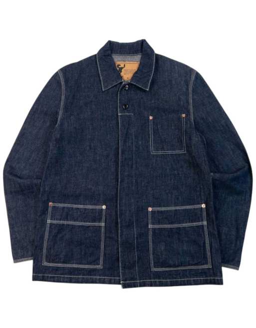 Vintage 2000s PPFM Zip Up Denim Jacket Size S, 1 of 6