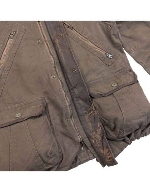 Vintage 2000s PPFM Zip Up Jacket Size M in Brown, 7 of 7