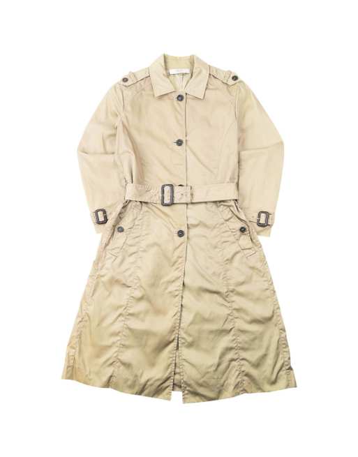 Vintage 2000s Prada Belt Waist Trench Jacket Size M