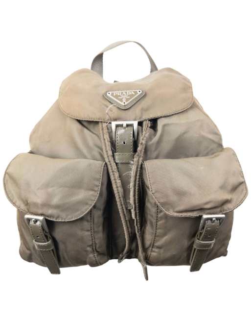 Vintage 2000s Prada Cargo Bucket Backpack