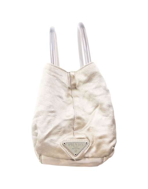 Vintage 2000s Prada Clear Handle Handbag