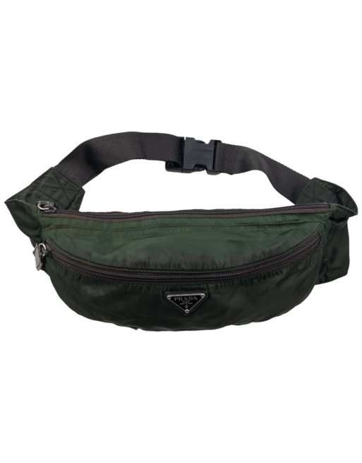 Vintage 2000s Prada Crossbody Bag in Green, 2 of 4