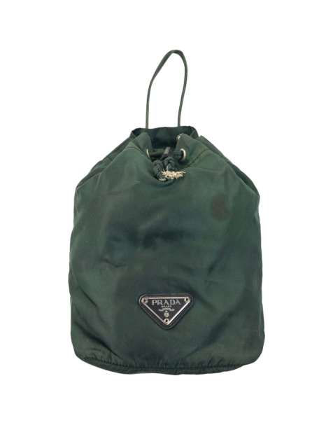 Vintage 2000s Prada Drawstring Pouch Bag - view 1