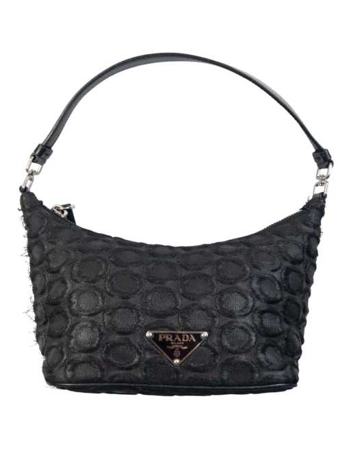 Vintage 2000s Prada Polka Dot Shoulder Bag