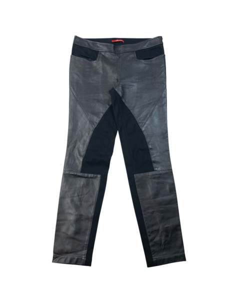Vintage 2000s Prada Sport Faux Leather Trousers Size W31 - view 1