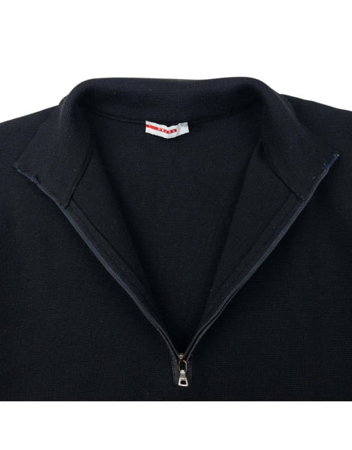 Vintage 2000s Prada Sport Q Zip Jumper Size S, 4 of 4