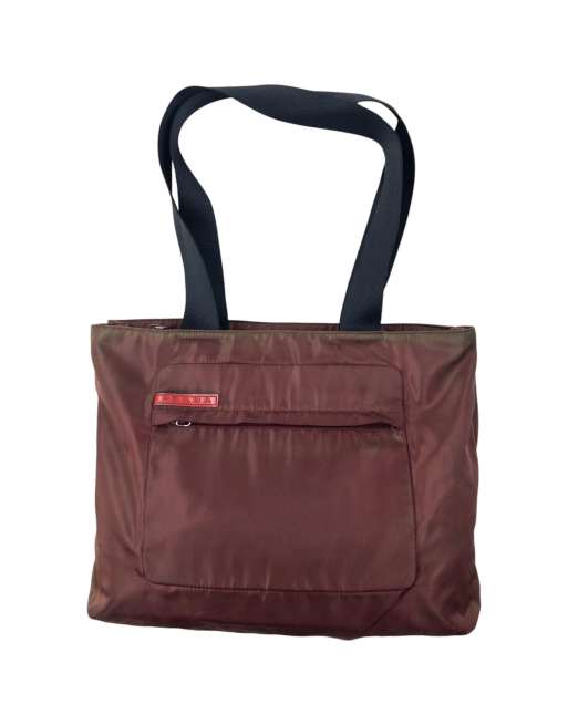 Vintage 2000s Prada Sport shoulder bag in red