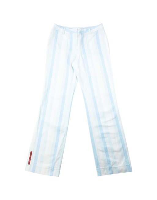 Vintage 2000s Prada Sport Striped Trousers Size W28