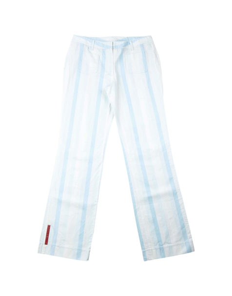 Vintage 2000s Prada Sport Striped Trousers Size W29 - view 1
