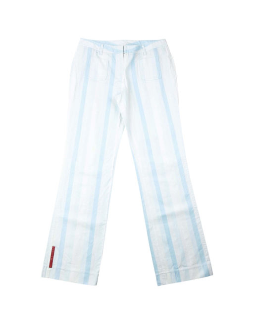 Vintage 2000s Prada Sport Striped Trousers Size W29