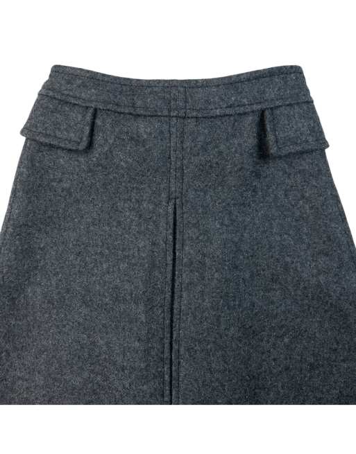 Vintage 2000s Prada Sport Wool Wrap Skirt Size W26, 3 of 4