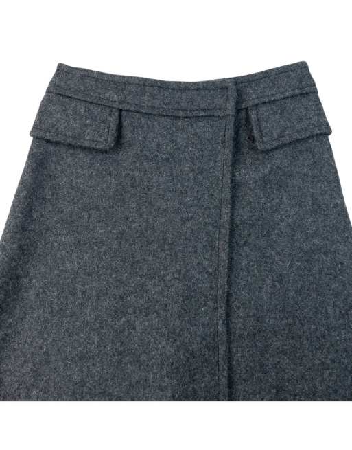 Vintage 2000s Prada Sport Wool Wrap Skirt Size W26, 4 of 4