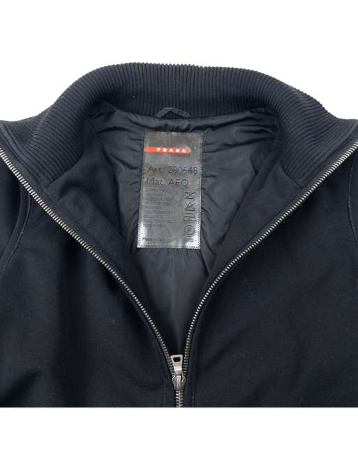 Vintage 2000s Prada Sport Zip Up Jacket Size XL | ASOS